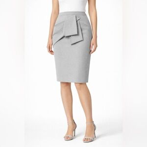 Karen Millen Beige Midi Skirt with Bow Detail